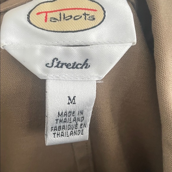 Talbots Tan Button-Up Jacket - Picture 2 of 3